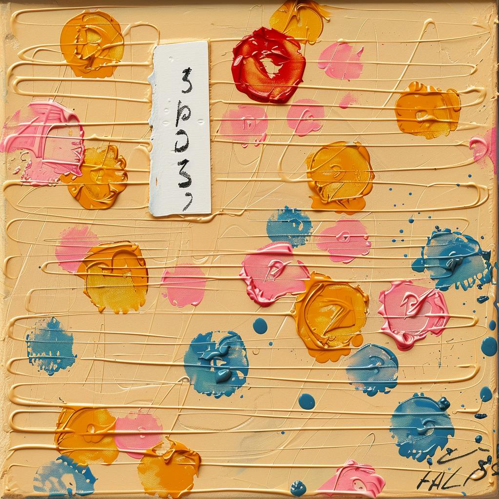 abstract  painting  colorful  dots  flowers  encaustic  impasto  Joan  Cornella  art 947961