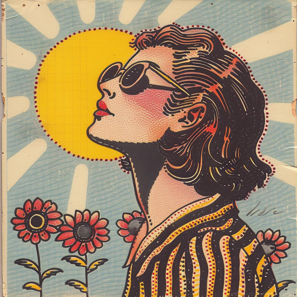 vintage  poster  sunglasses  woman  sunset  art  popart  Francesco  Francavilla  black 916073