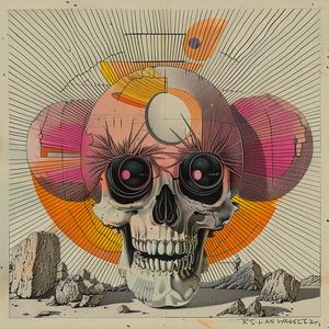 deathmetal  punk  skull  eye  background  pink  orange  graphic  modern  dark 1037093