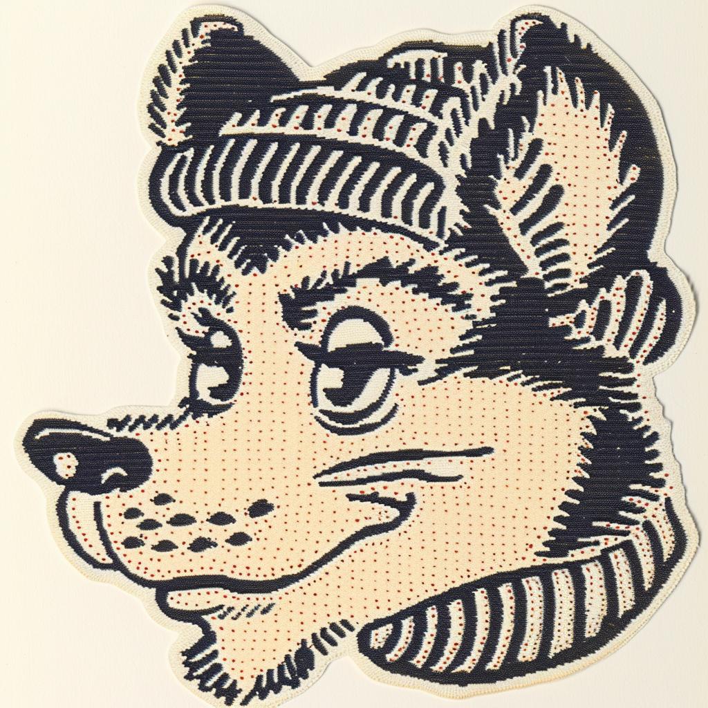 patch  dog  hat  streetwear  aggressive  chenille  culture  design  urban  embroidery 959628