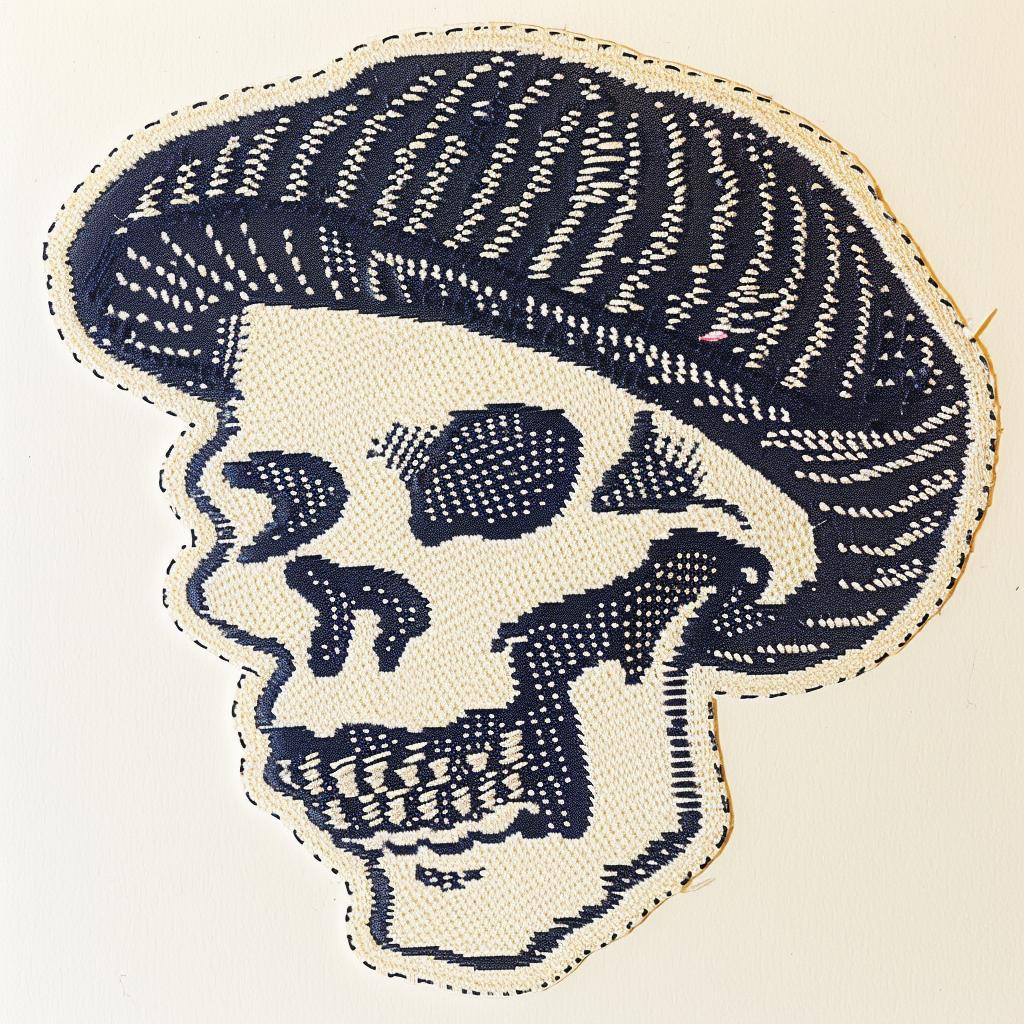 patch  skull  chenille  streetwear  minimal  hip-hop  stitching  design  symbol  culture 961105