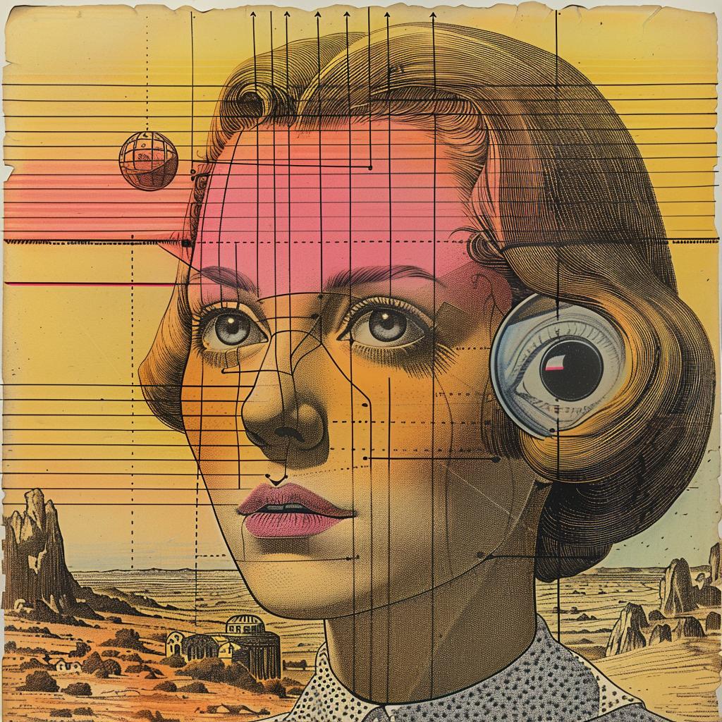 PopArt  album  woman  computer  screen  colorful  graphic  illustration  modern  stylized 1035515
