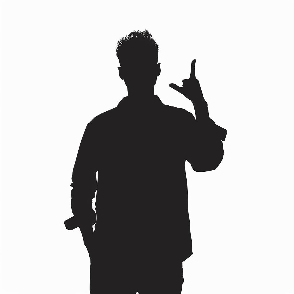 silhouette  man  gesture  sign  language  black  illustration  white  minimal  art 954179