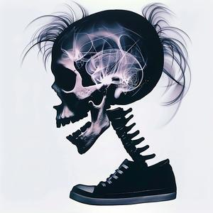 skull  sneakers  urban  fashion  grunge  monochrome  edgy  graphic  contemporary  iconic 1074153