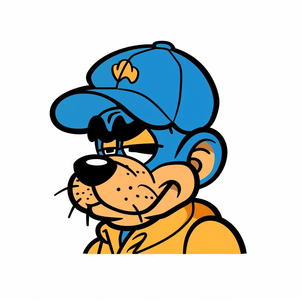 aggressive  streetwise  animal  baseball  cap  minimal  blue  yellow  cartoon  urban 955691
