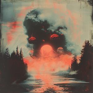 chromolithography  river  sun  landscape  nature  vibrant  scenic  beautiful  colorful  tranquil 1052042