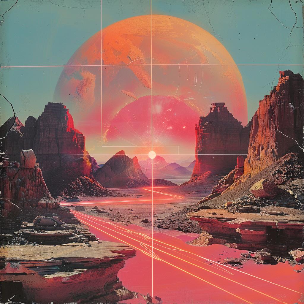 album  cover  1980s  synthwave  electro  trippy  geometric  Tycho  art  design 960815