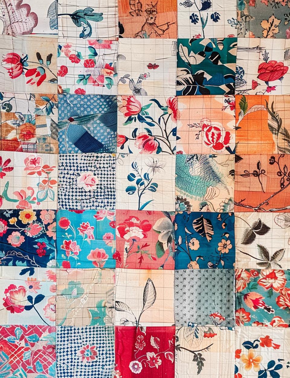 ledger  paper  patchwork  quilt  colorful  patterns  homemade  textured  art  design 962153