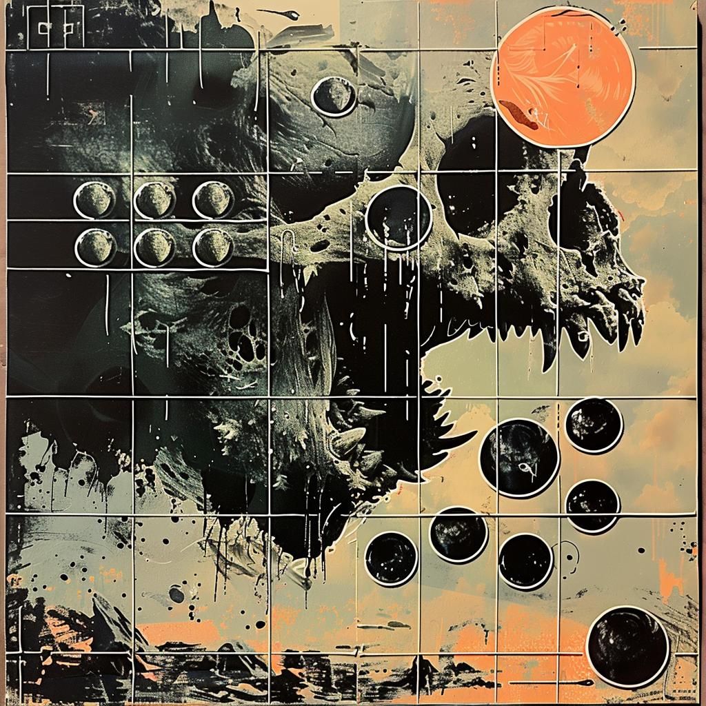 skull  circle  surreal  collage  Todd  McFarlane  hyper-realistic  art  design  symbol 960178