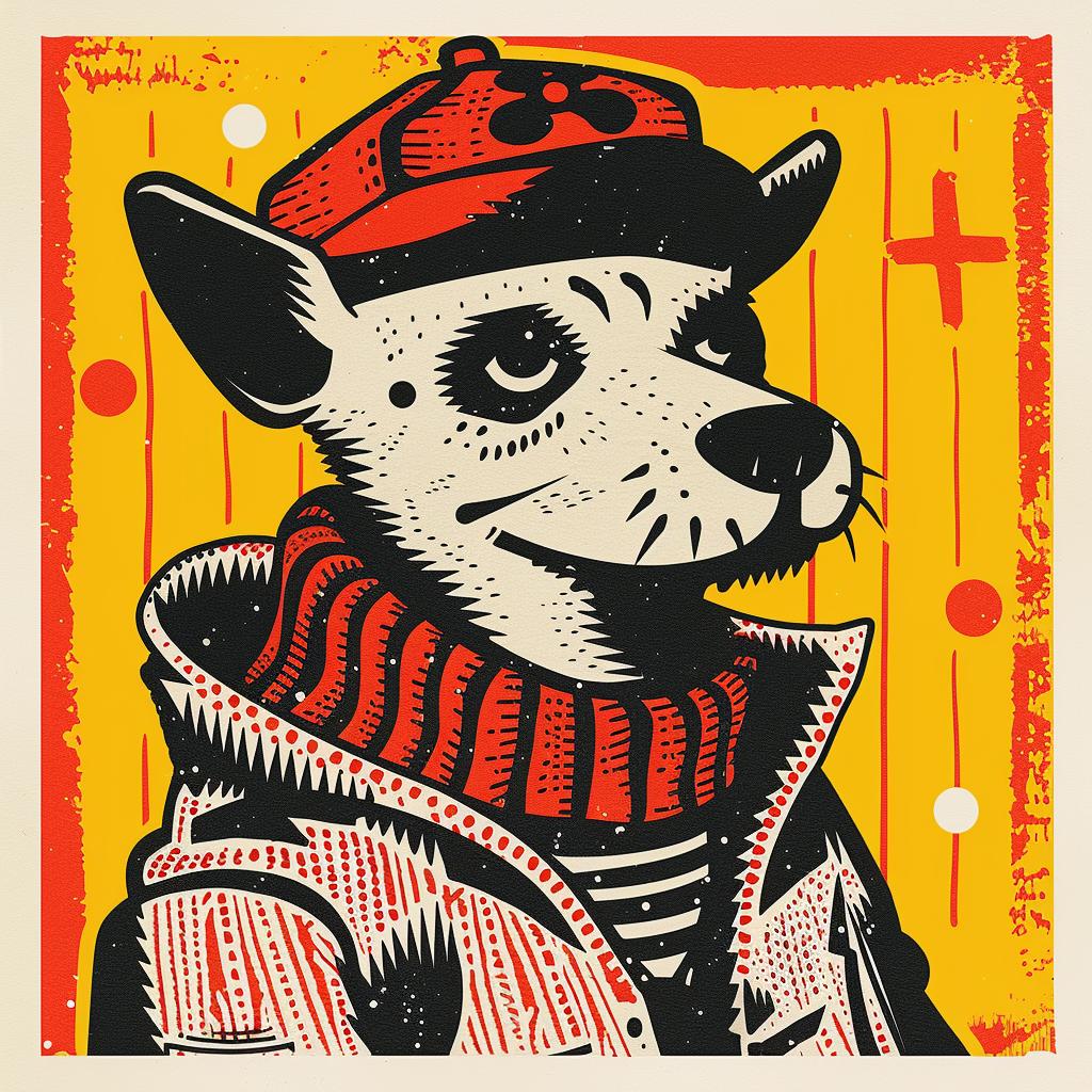 aggressive  streetwise  animal  knit  captivating  poster  dog  scarf  urban  culture 958240