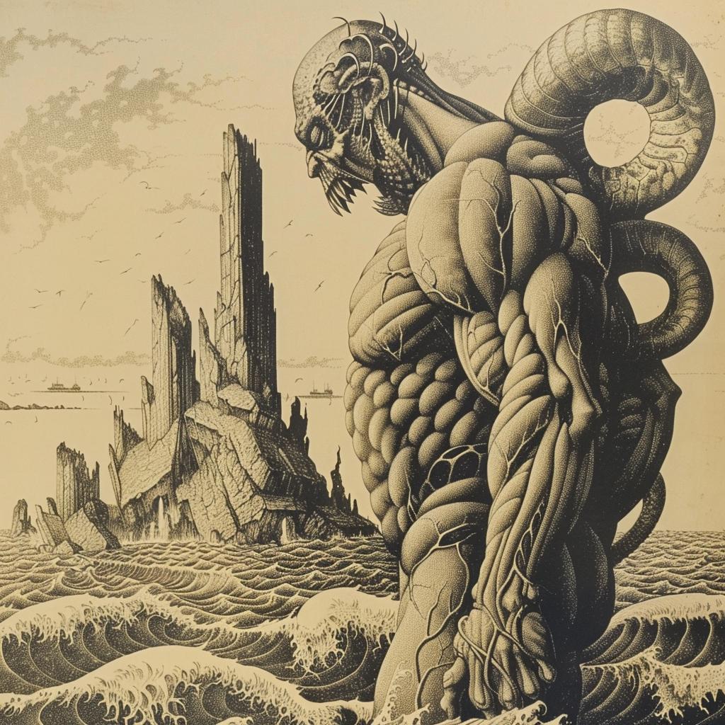 monster  snake  drawing  creepy  1917  horror  dark  illustration  fantasy  surreal 948972