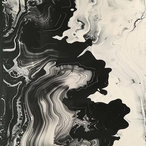 black  white  painting  swirls  abstract  pattern  fluid  ink  art  style 1039072