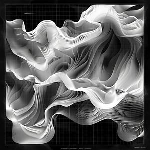 digitalart  abstract  waves  visualization  blackandwhite  lines  shapes  artwork  design  creative 1039120
