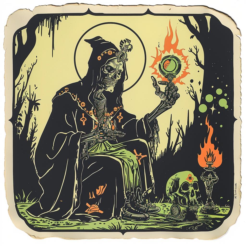 provocative  grim  reaper  sticker  dark  art  introspective  naturalistic  occult  design 935575