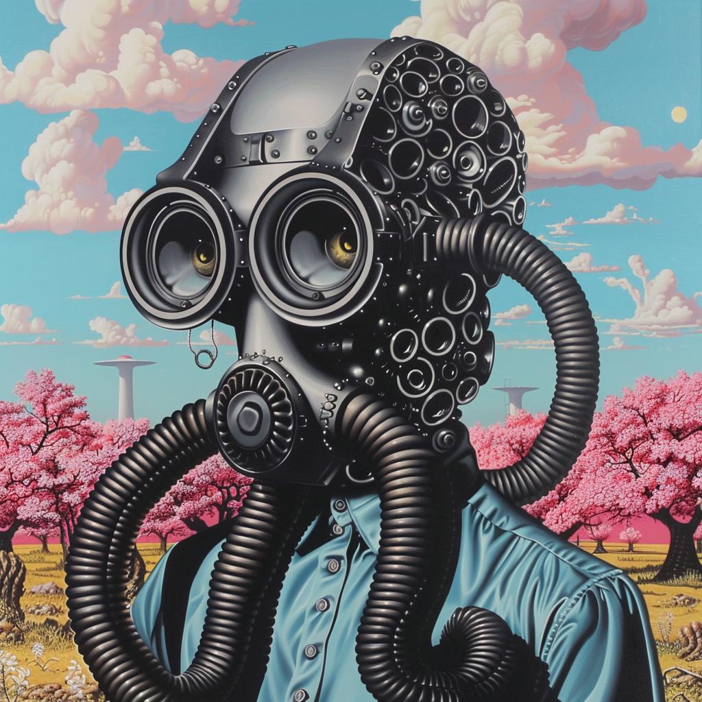 gasmask  tentacles  demon  art  surreal  colorful  expression  unique  imaginative  weird 945379