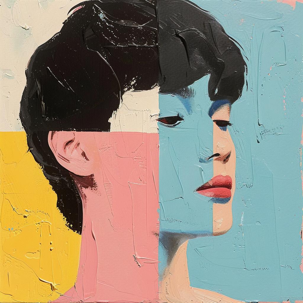 album  cover  Tycho  Joan  Cornella  colorful  impasto  expression  imperfect  woman 963562