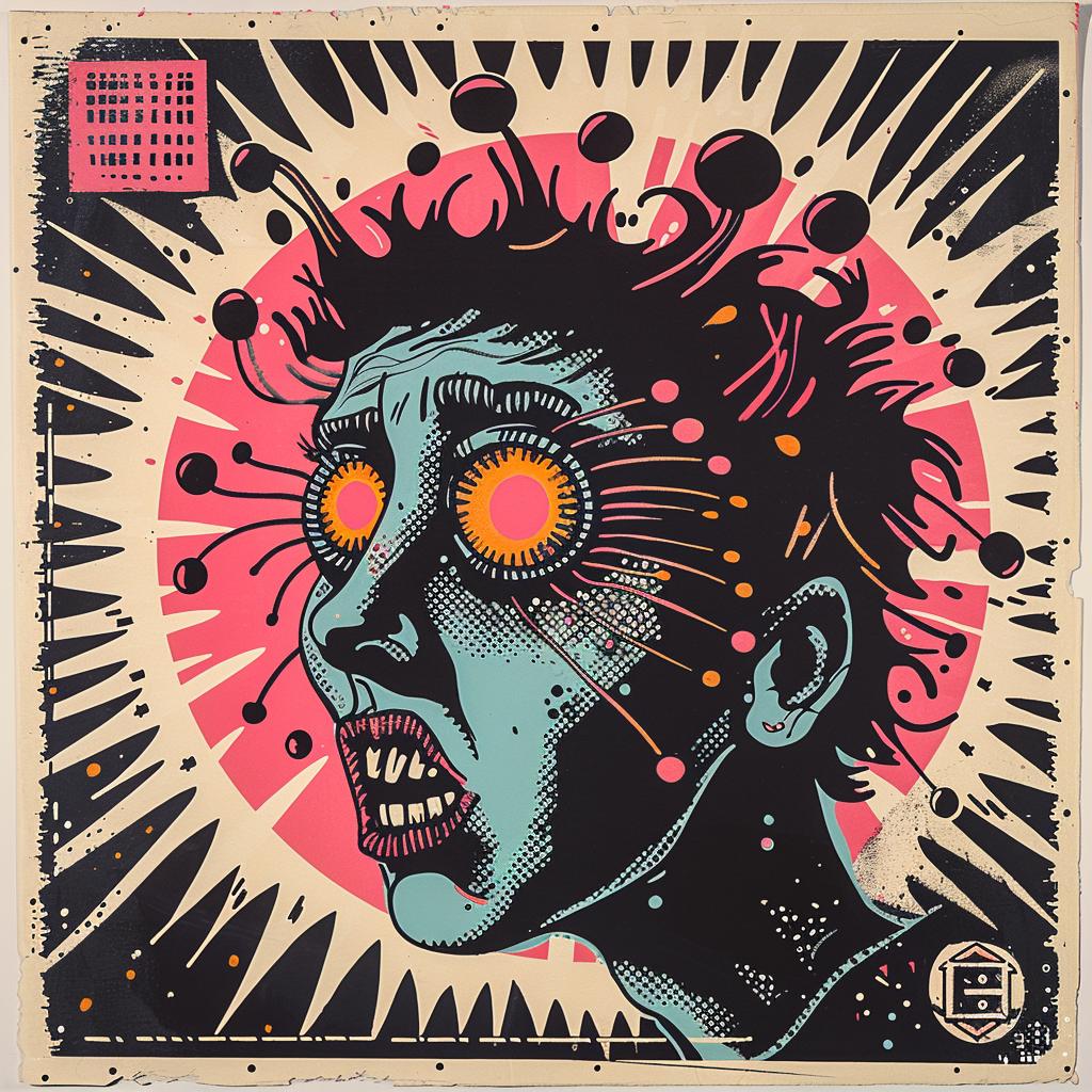 Bauhaus  Ukiyo-e  surreal  flowerpunk  chaotic  Risograph  Symbolist  hyper-realistic  portrait  mystical 916842