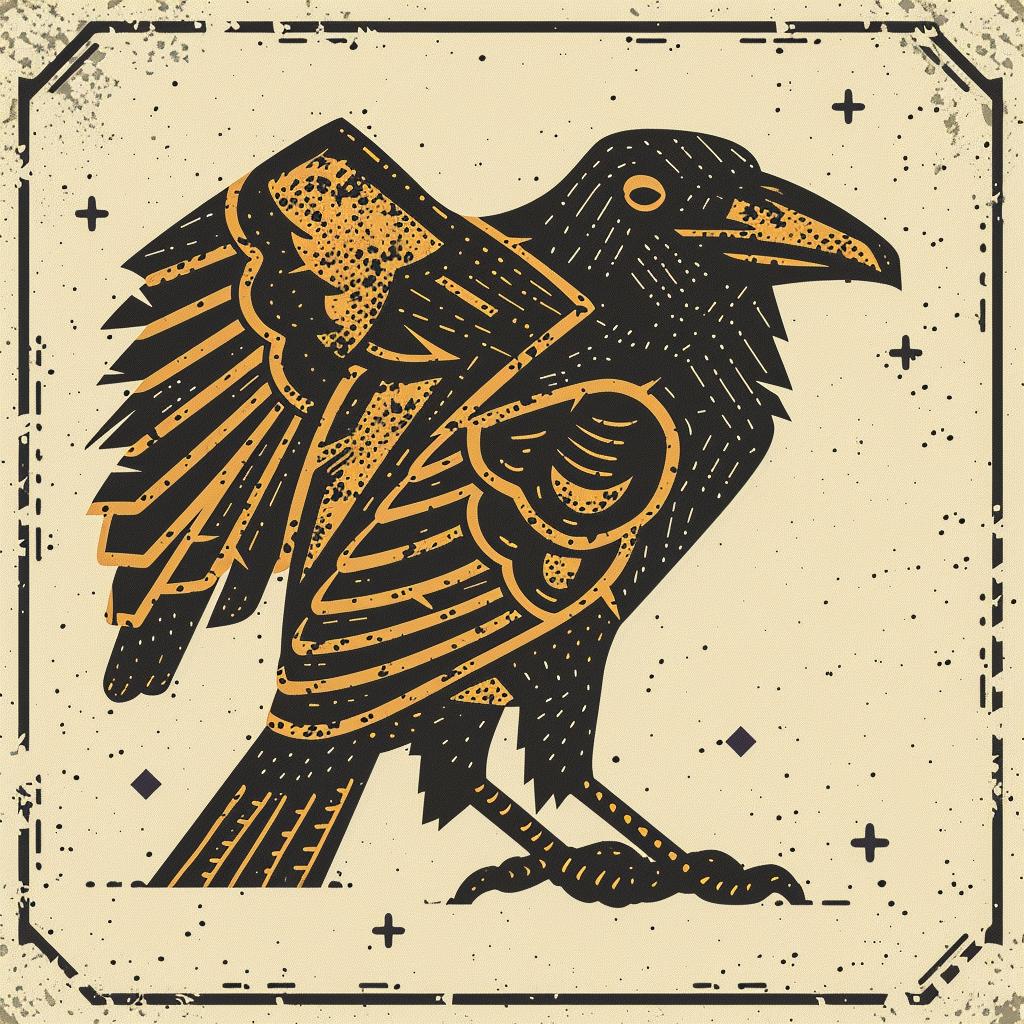 raven  collage  streetwise  aggressive  abstract  vintage  minimal  blended  urban  expressionism 934834