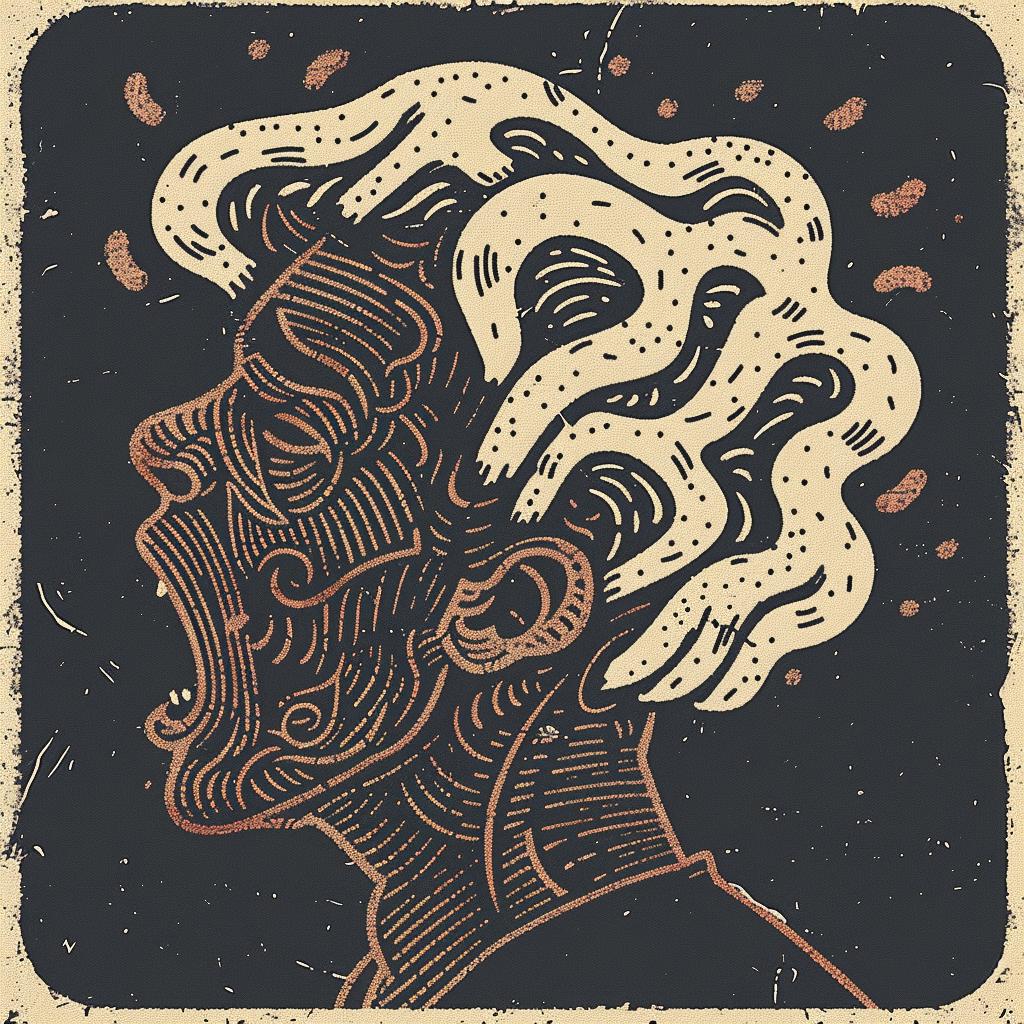 scream  death  machine  man  hair  beard  dark  occult  art  introspective 931740
