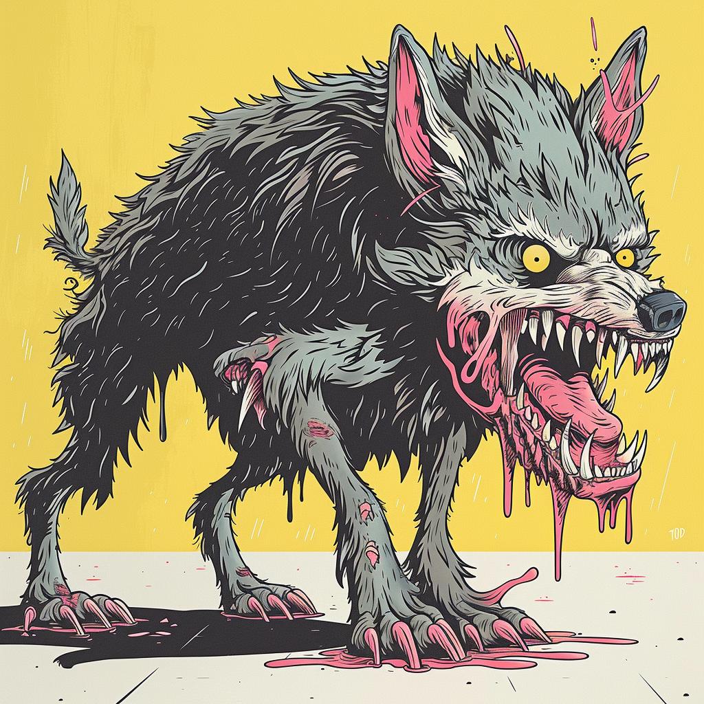 werewolf  blood  mouth  terrifying  creature  Todd  McFarlane  dark  horror  illustration 928037