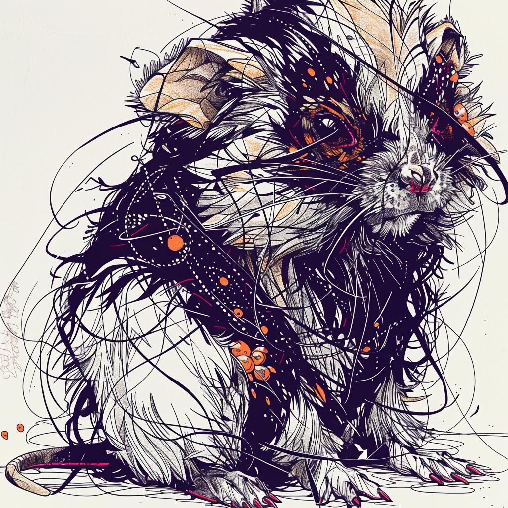 hair  mouse  drawing  mythical  creature  fantastical  rodentia  hybrid  unique  essence 952643