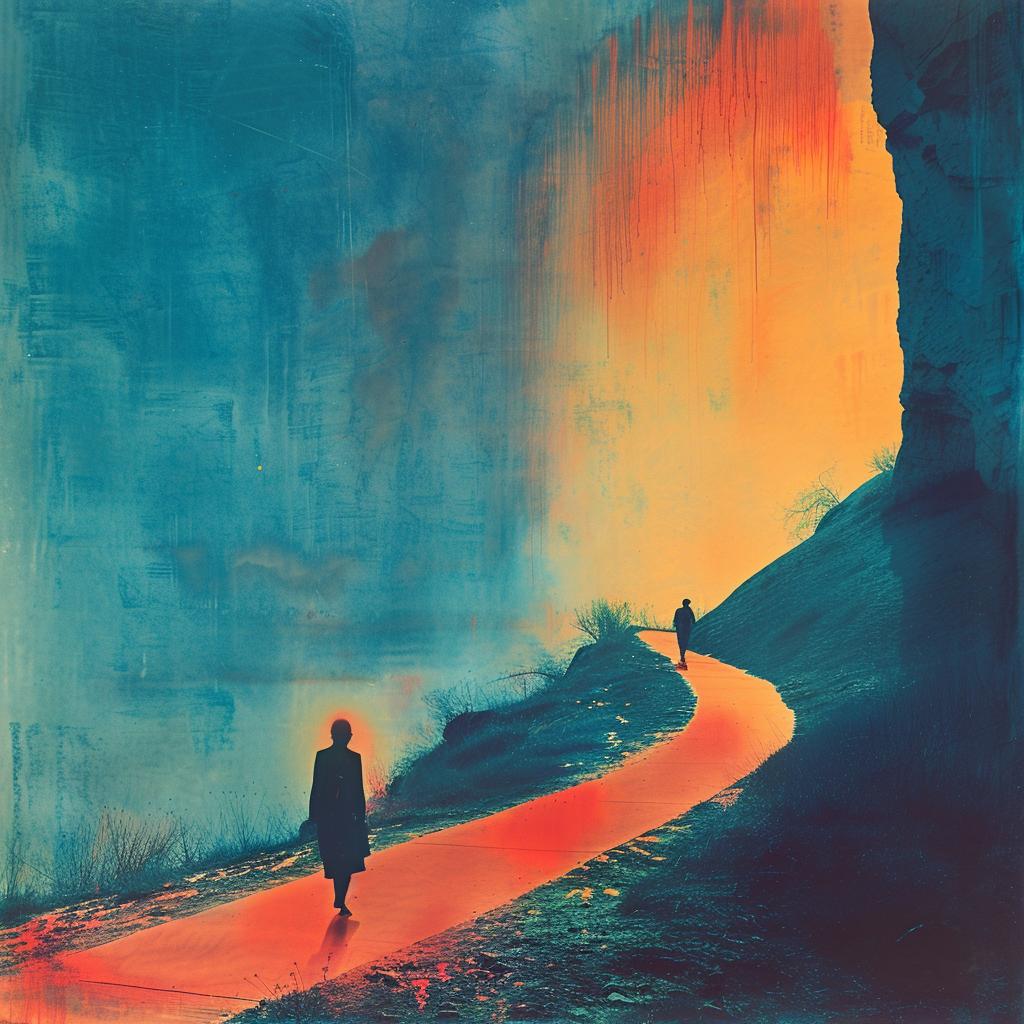painting  people  road  natural  volumetric  lighting  Ruscha  horror  scene  art 1027286