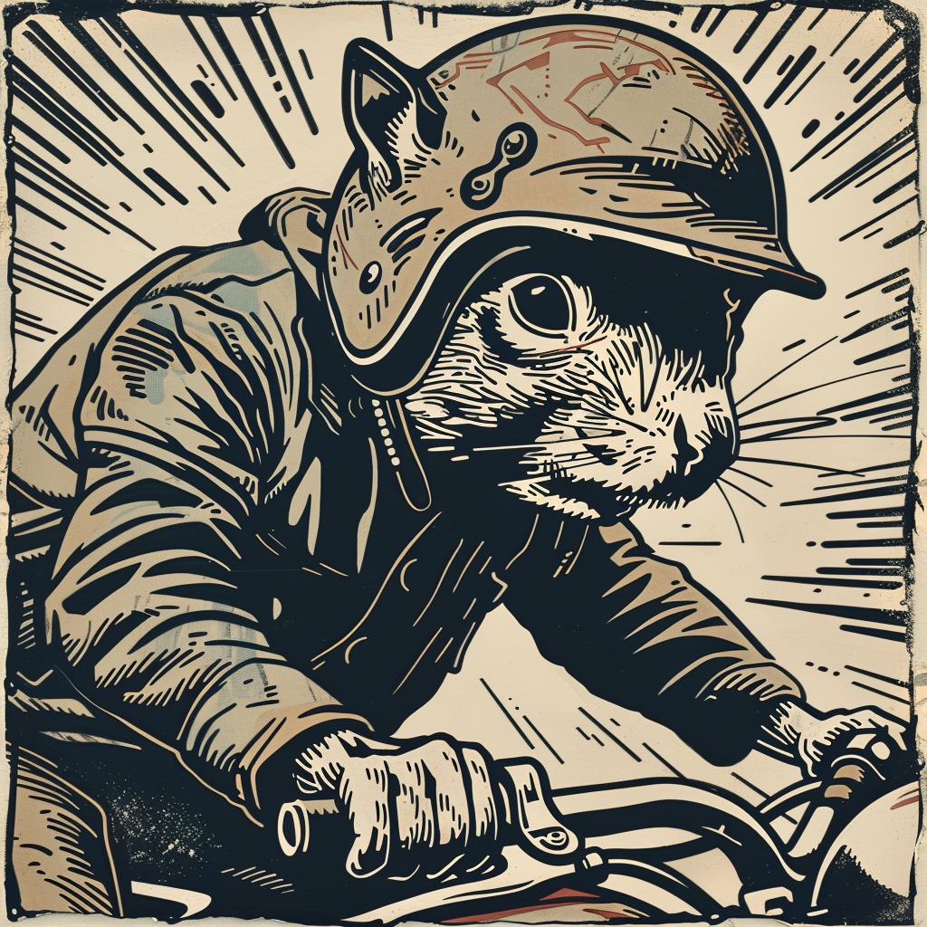 squirrel  helmet  motorcycle  fun  animal  action  adventure  stylized  vehicle  illustration 1025886