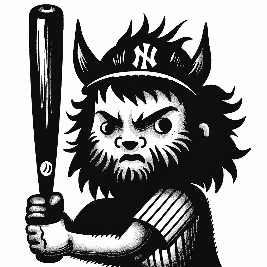 cartoon  character  baseball  bat  casual  playful  illustration  design  fun  vibrant 940225