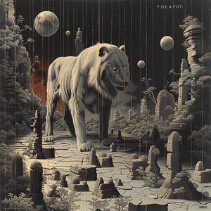 album  cover  lion  lamb  art  music  chromolithography  illustration  vibrant  colorful 1041118