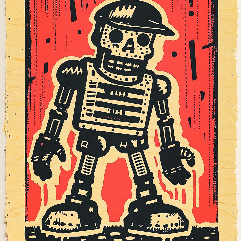 robot  vintage  minimal  streetwise  culture  cap  illustration  poster  graphic  hat 949506