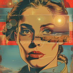 comic  style  poster  woman  face  artwork  colorful  graphic  design  illustration 1061062