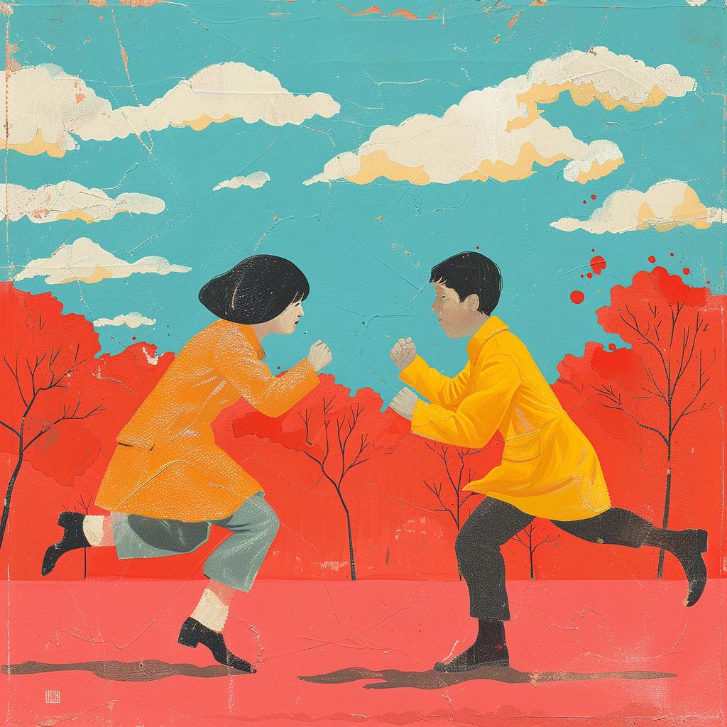 surreal  album  cover  fight  Joan  Cornella  poster  creative  artwork  graphic 978621