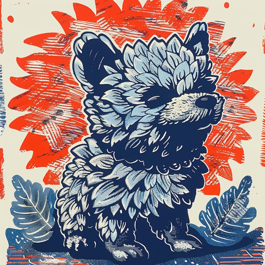 cartoon  dog  flower  whimsical  playful  illustration  colorful  fun  nature  exploration 941399
