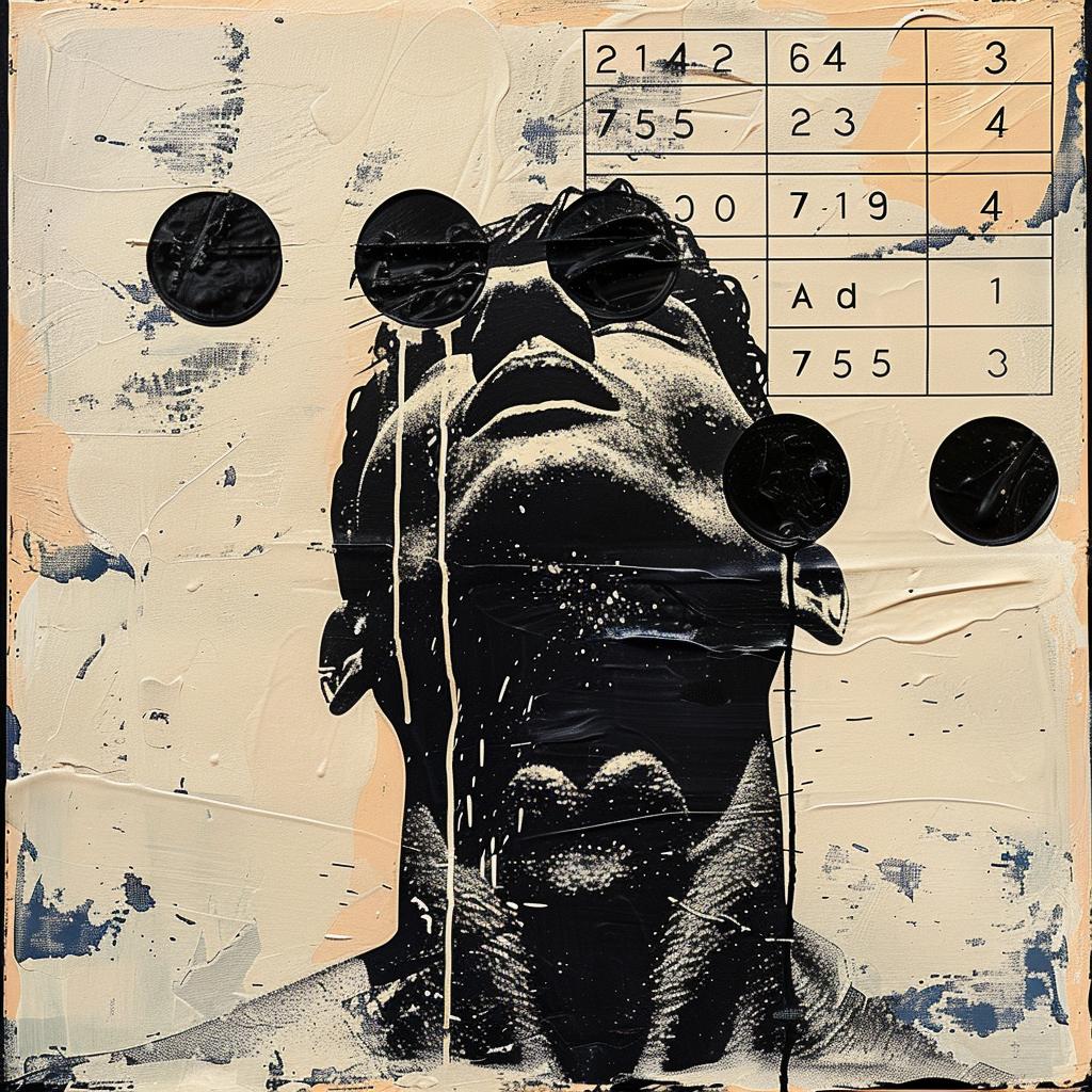 man  face  dots  album  art  palette  imperfect  black  blue  punk 963422