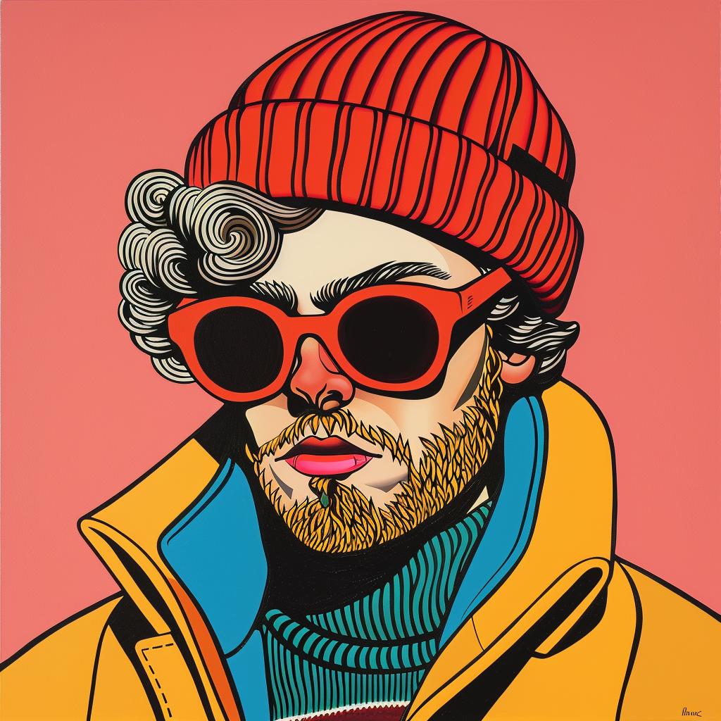 man  sunglasses  hat  painting  portrait  serious  beard  mystery  figurative  stylized 973847