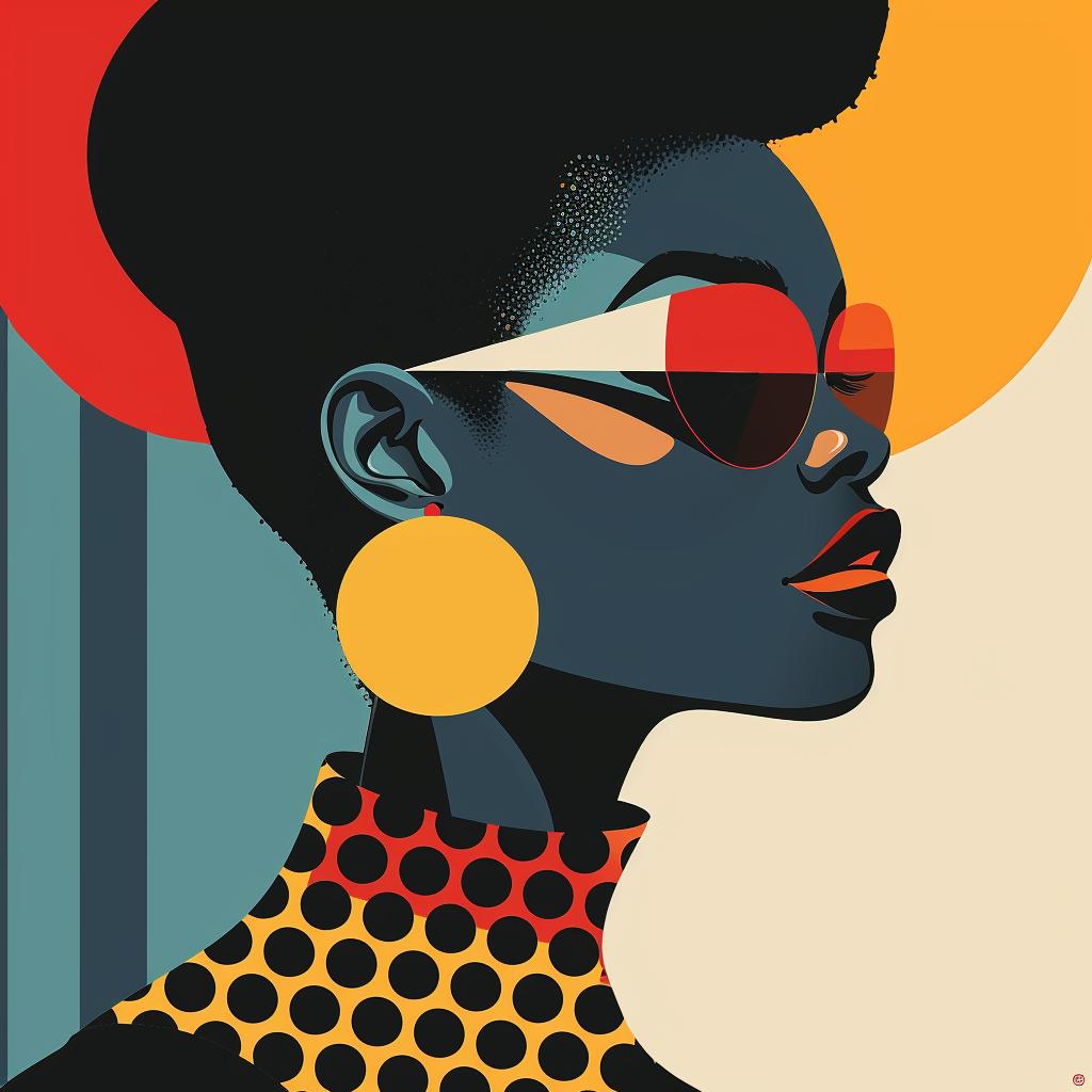 abstract  portrait  minimalist  geometric  colorful  elegance  strong  contrast  modern  aesthetic 929461