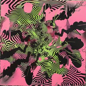 poster  neon  design  pink  black  graphic  bold  artistic  modern  colorful 1071231
