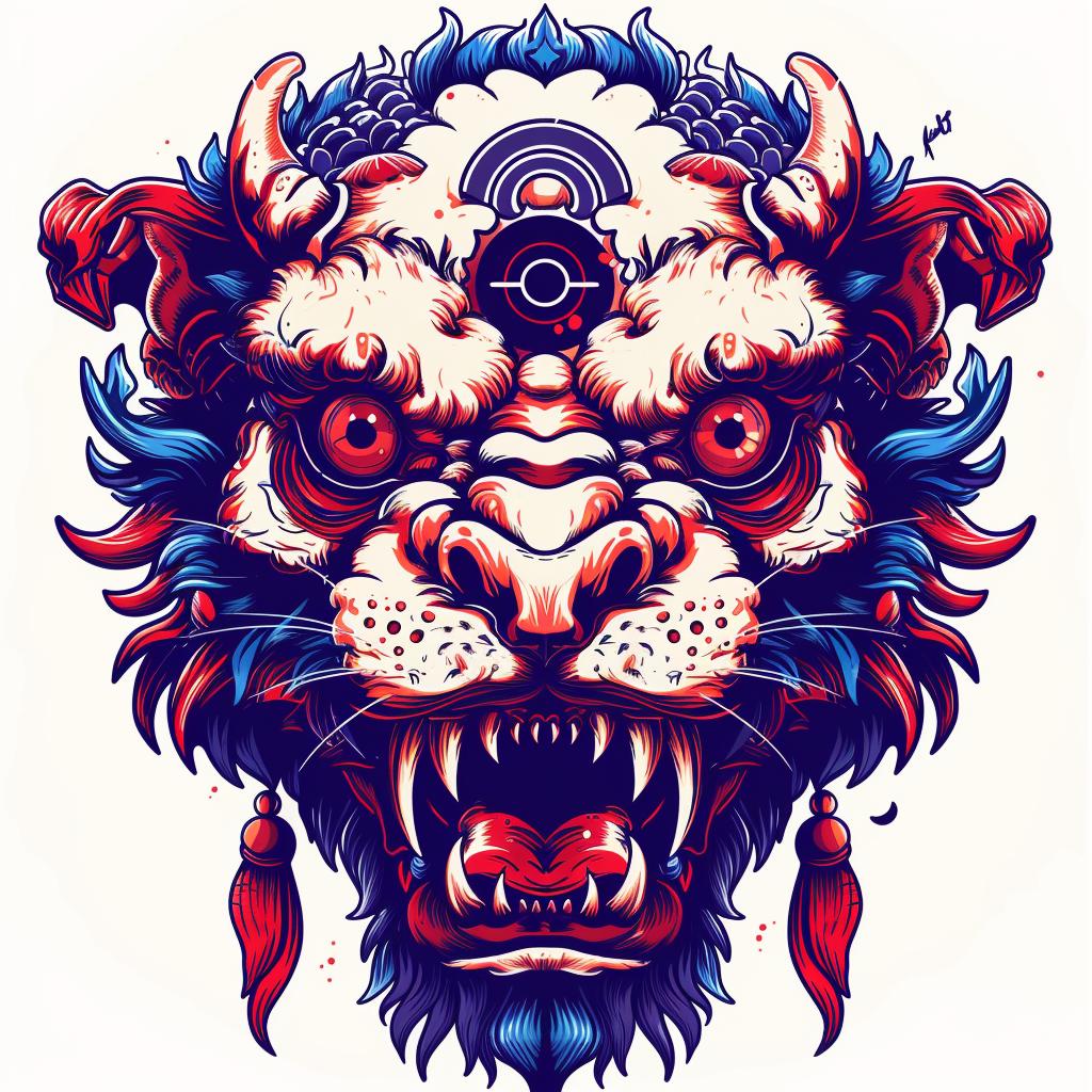 tattoo  design  lion  skull  mythical  creature  hybrid  animals  terrifying  art 931476