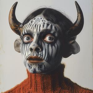 minotaur  bull  horns  facepaint  fantasy  art  woman  symbolic  mythical  intriguing 1073907