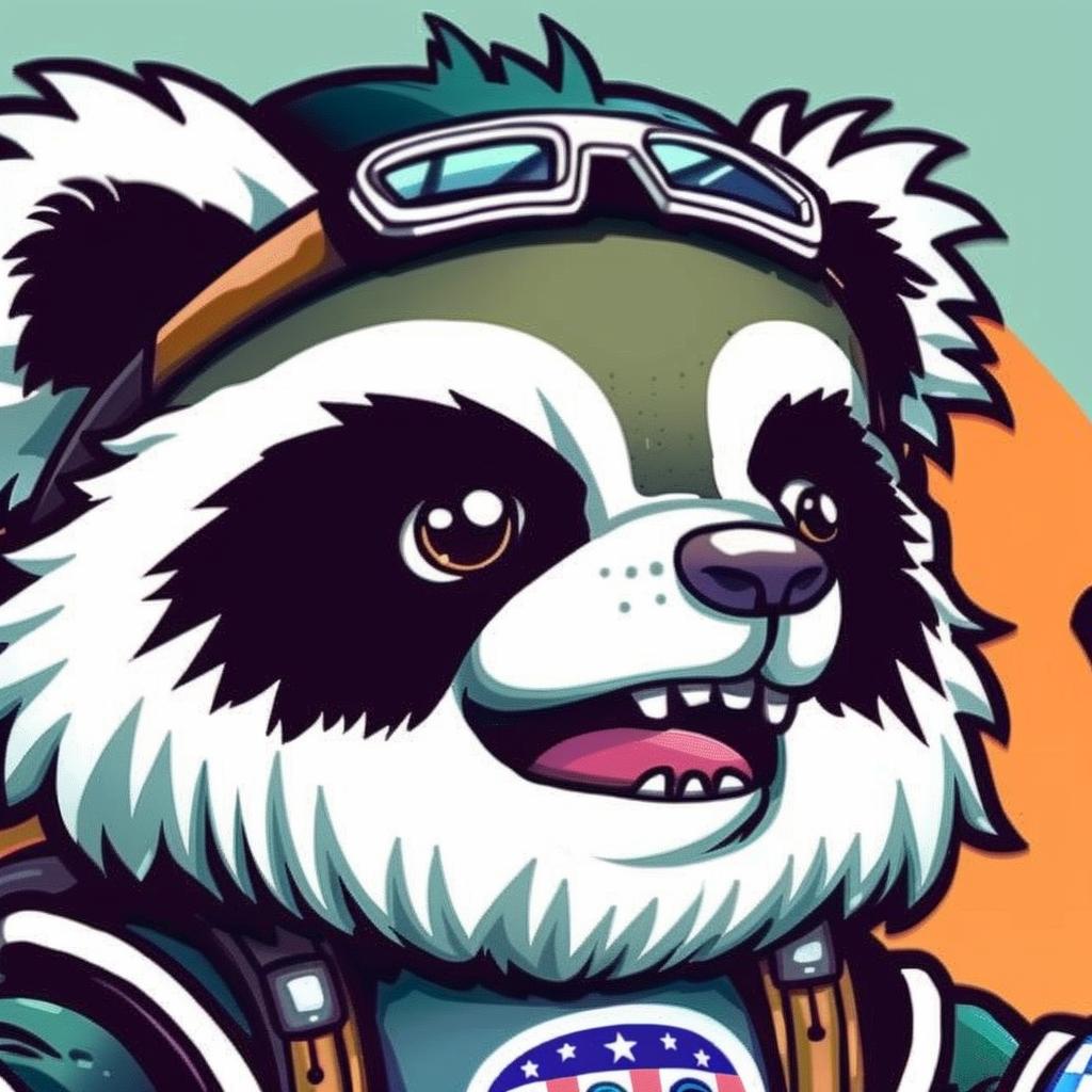 cartoon  raccoon  space  suit  gun  animal  humor  whimsical  fantasy  character 940028