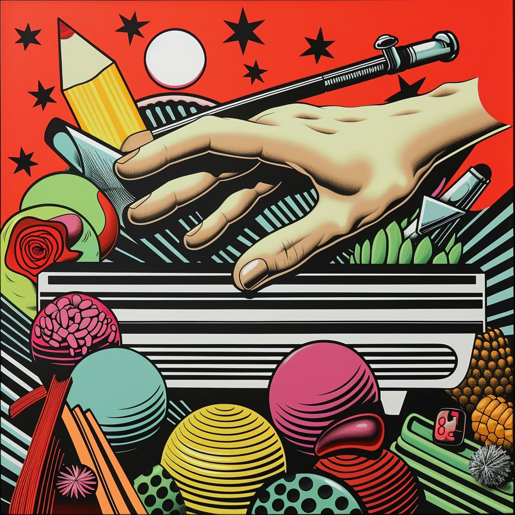 chromolithography  message  photographic  collage  Rodchenko  Kandinsky  hand  pen  knife  artistic 1023034