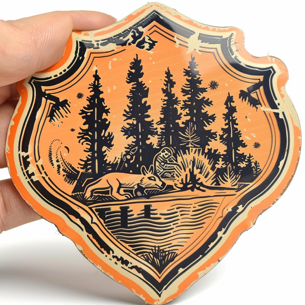 badge  design  lumberjack  forest  symmetrical  provocative  outdoors  tracker  todd  mcfarlane 933591