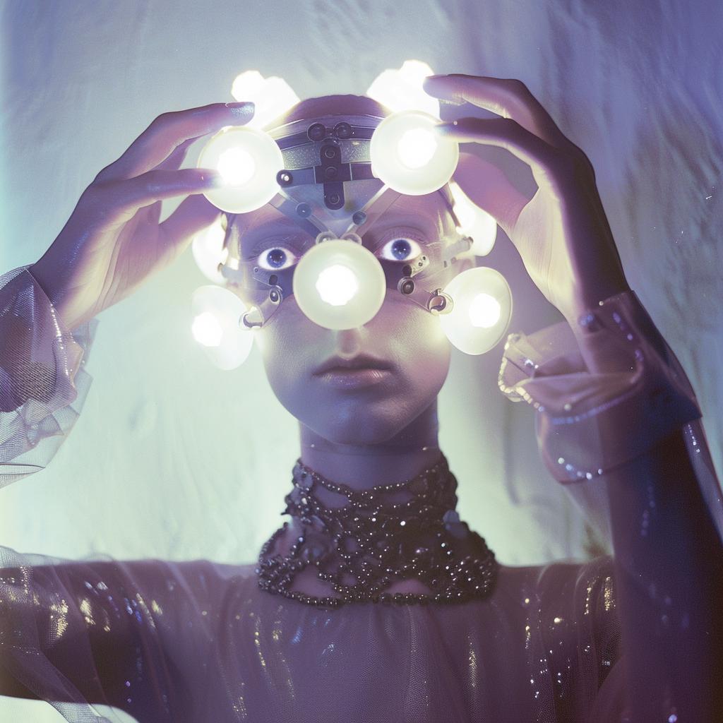 surreal  lighting  headpiece  glow  portrait  woman  awarded  ClaudeCahun  raw  artistic 1027047