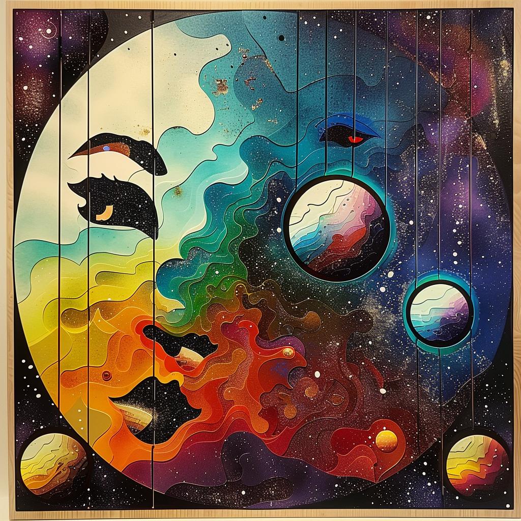 moon  planets  faces  painting  cosmic  colorful  chromoluminosity  dreamlike  abstract  celestial 967669
