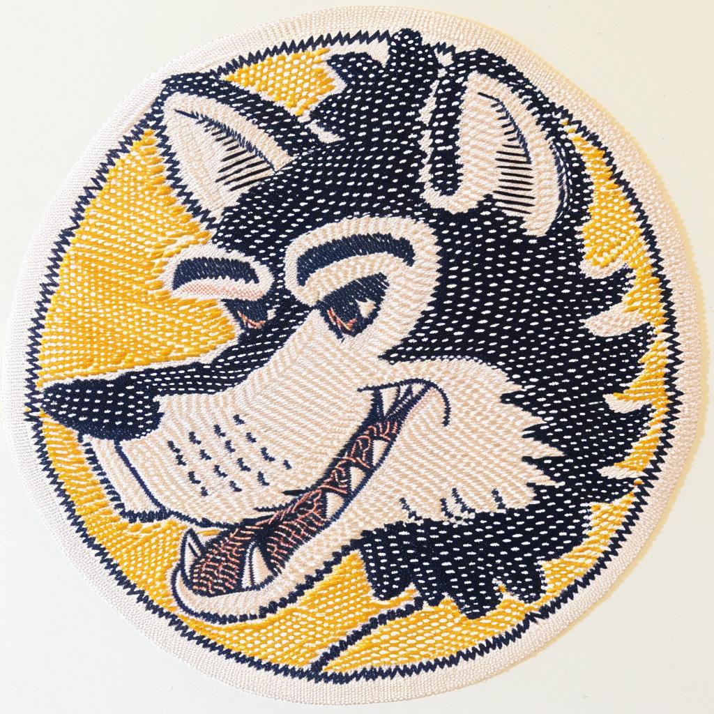 patch  wolf  head  streetwear  chenille  stitches  minimal  hip-hop  urban  animal 959598