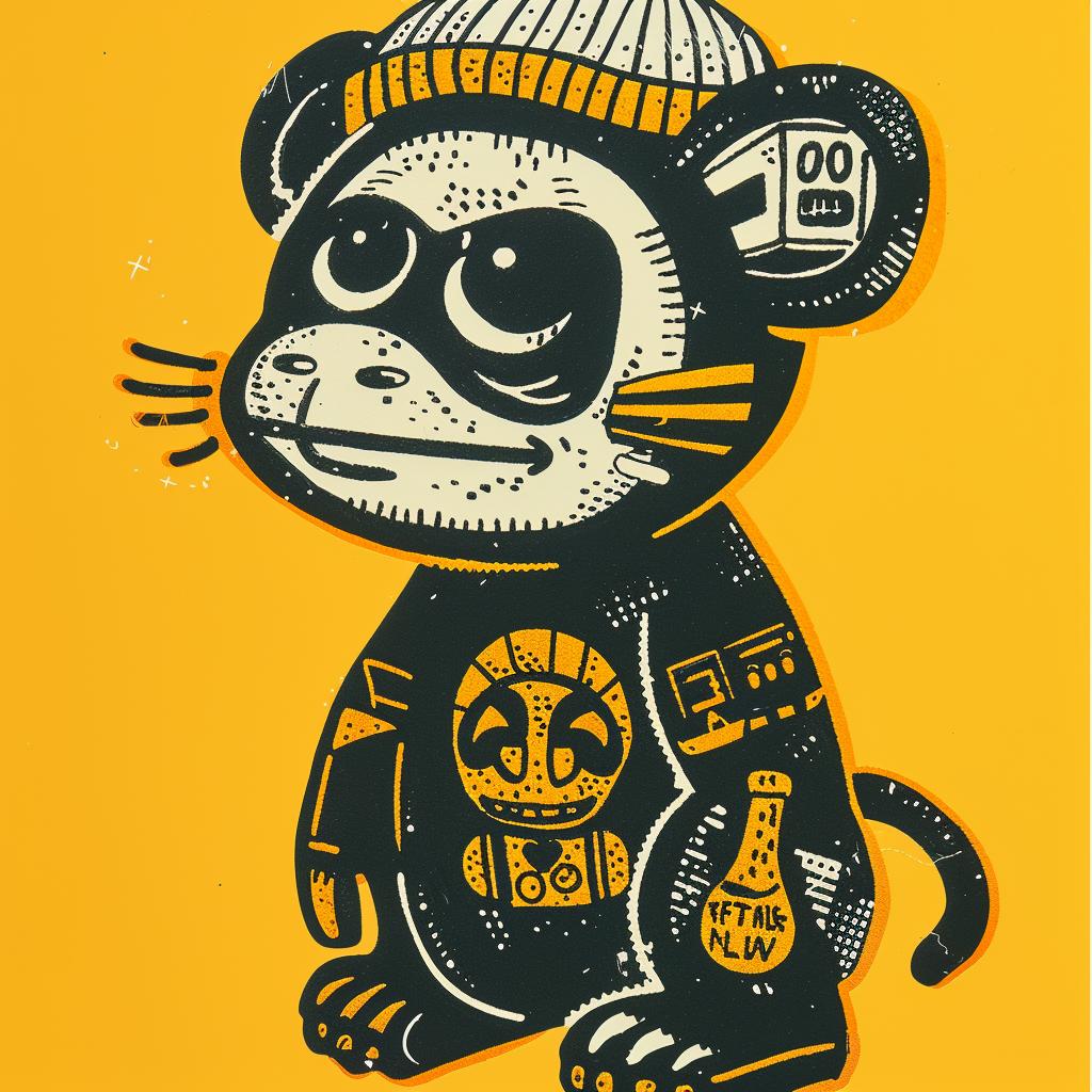 poster  monkey  hat  aggressive  streetwise  simple  culture  urban  minimal  playful 957802