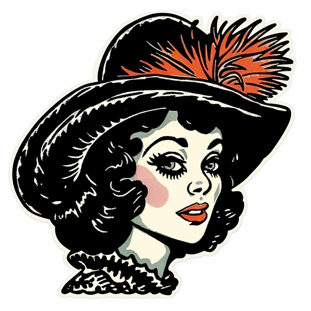 vintage  fashion  logo  woman  hat  art  design  brand  style  vintage 927742