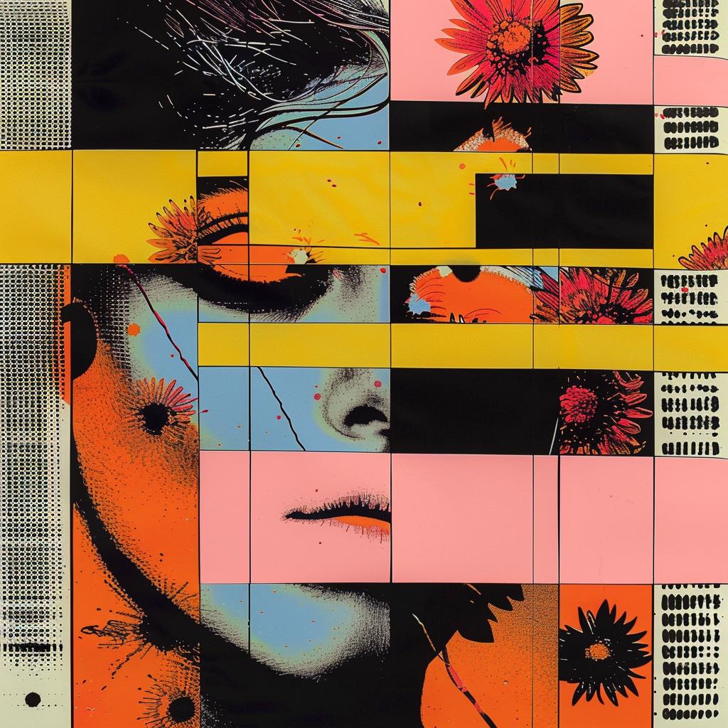 painting  woman  flowers  face  colorful  expression  artistic  emotional  detailed  abstract 969250