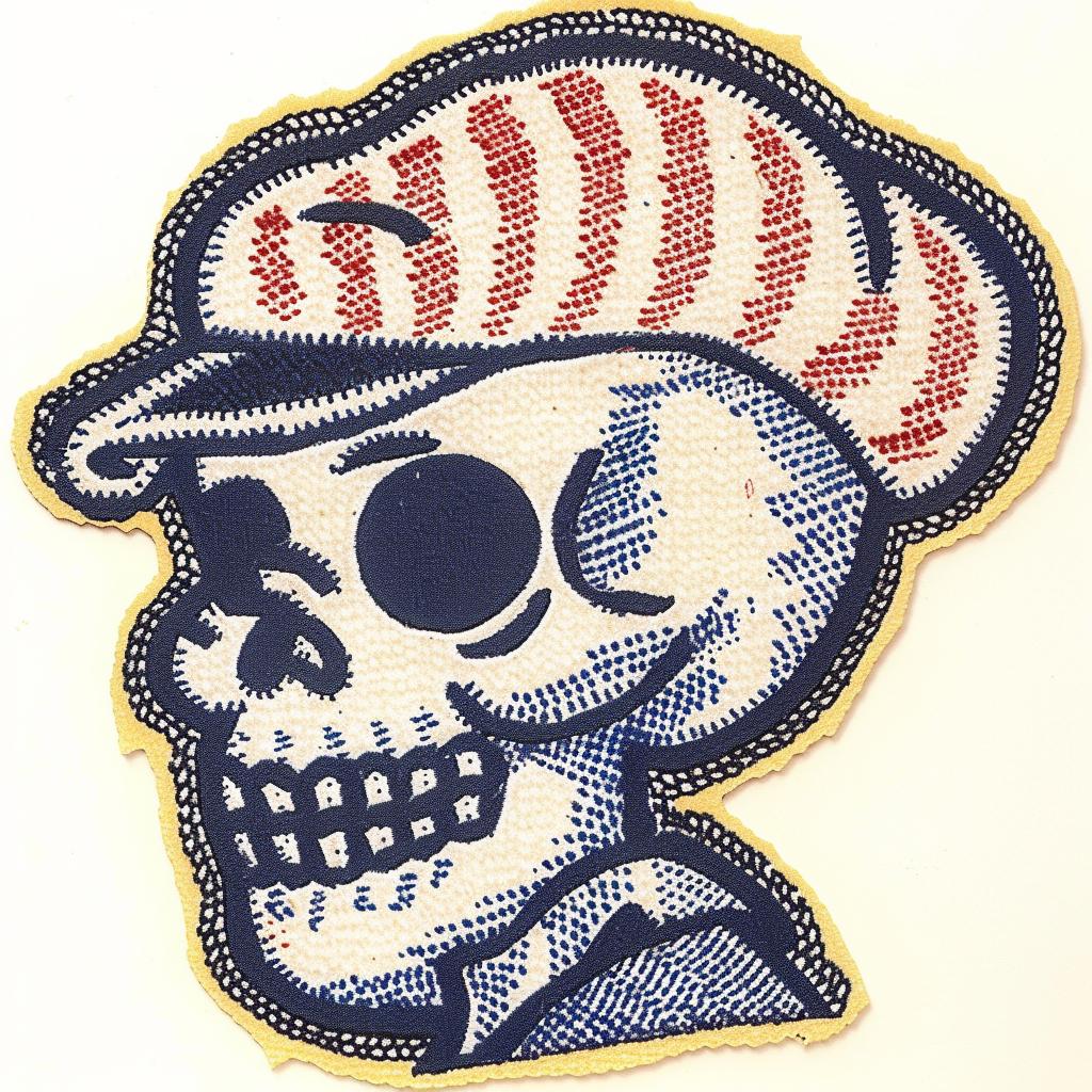 skull  hat  patch  embroidery  chenille  streetwear  minimal  cool  kawaii  design 961173
