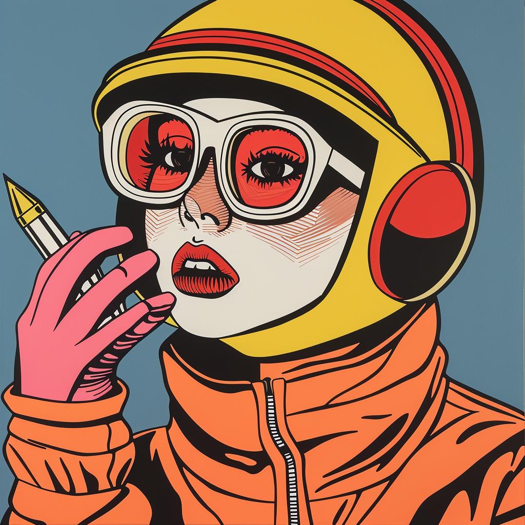 astronaut  painting  helmet  glasses  woman  space  science  colors  artwork  exploration 1024108